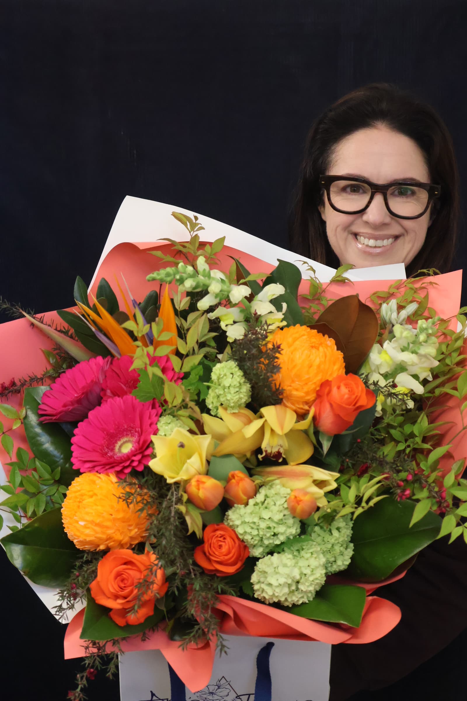 Real Bouquet | Happy Hour order made by Amy's Flowers
