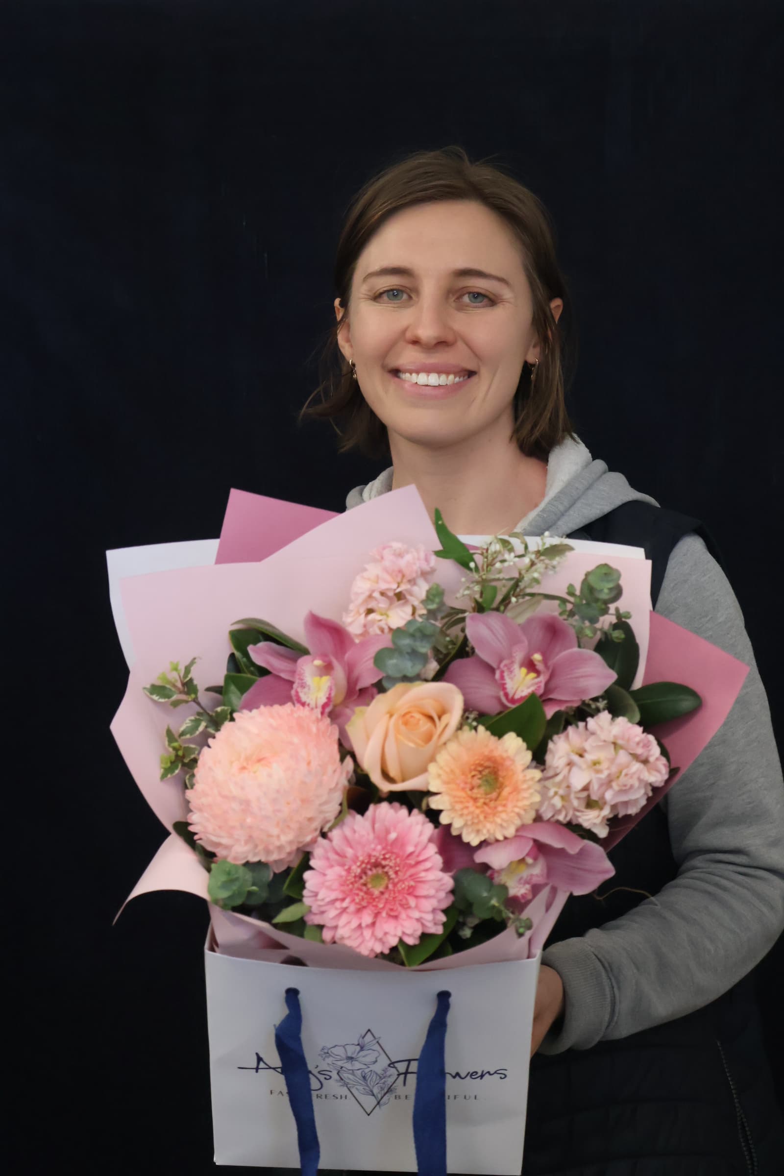 Real Bouquet | Blushcious order made by Amy's Flowers