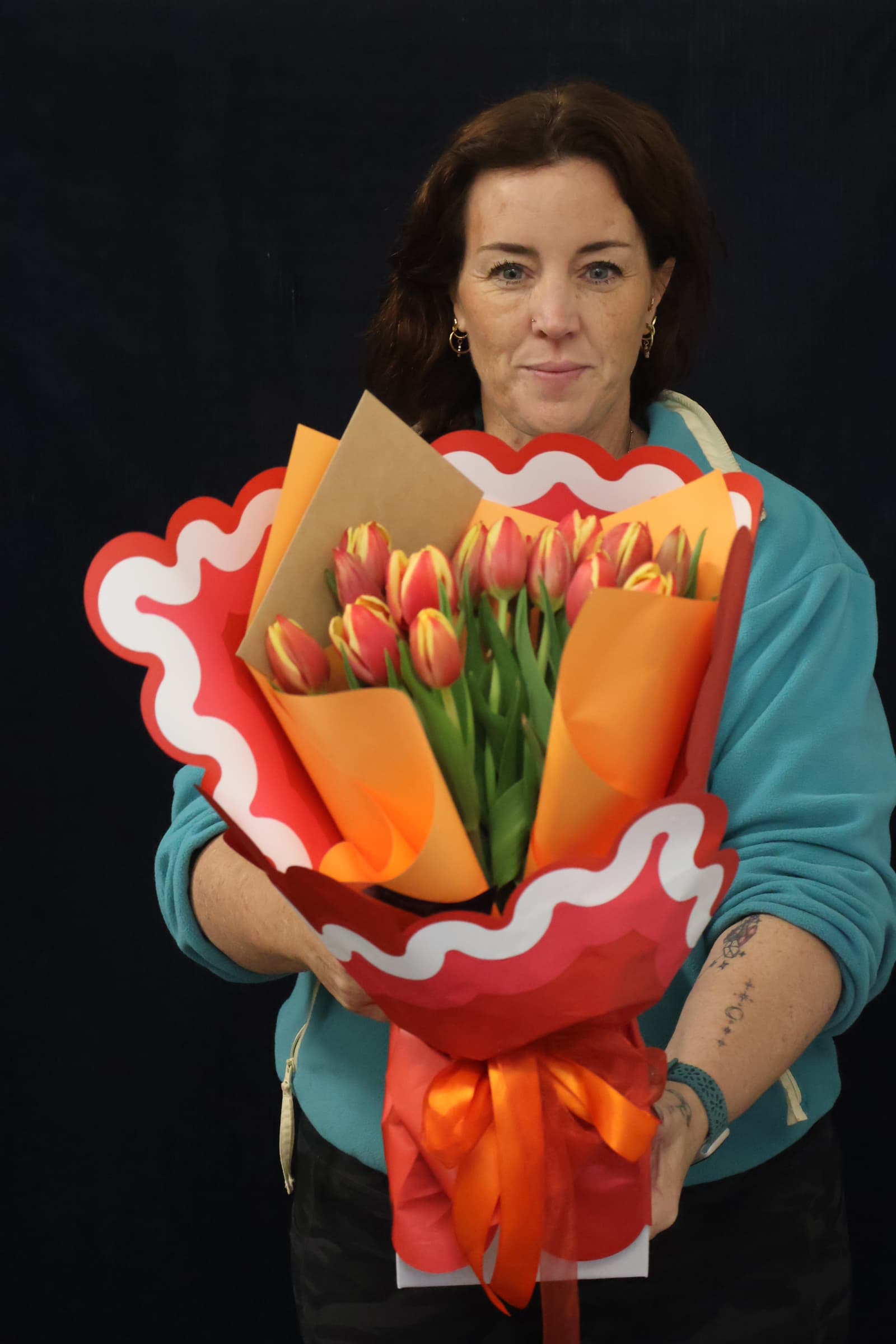Real Bouquet | Totally Tulips order made by Amy's Flowers
