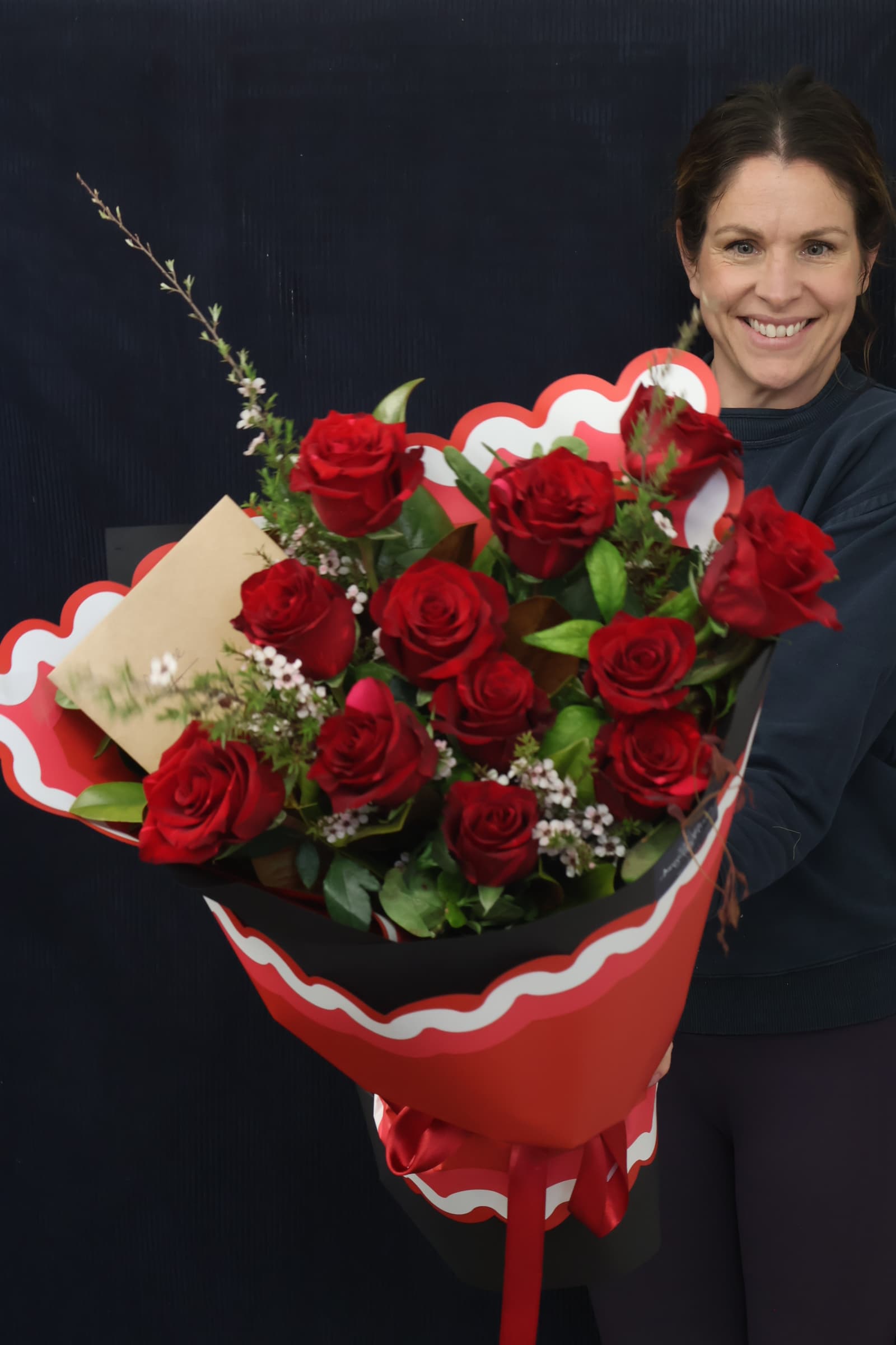 Real Bouquet | Red Rose order made by Amy's Flowers
