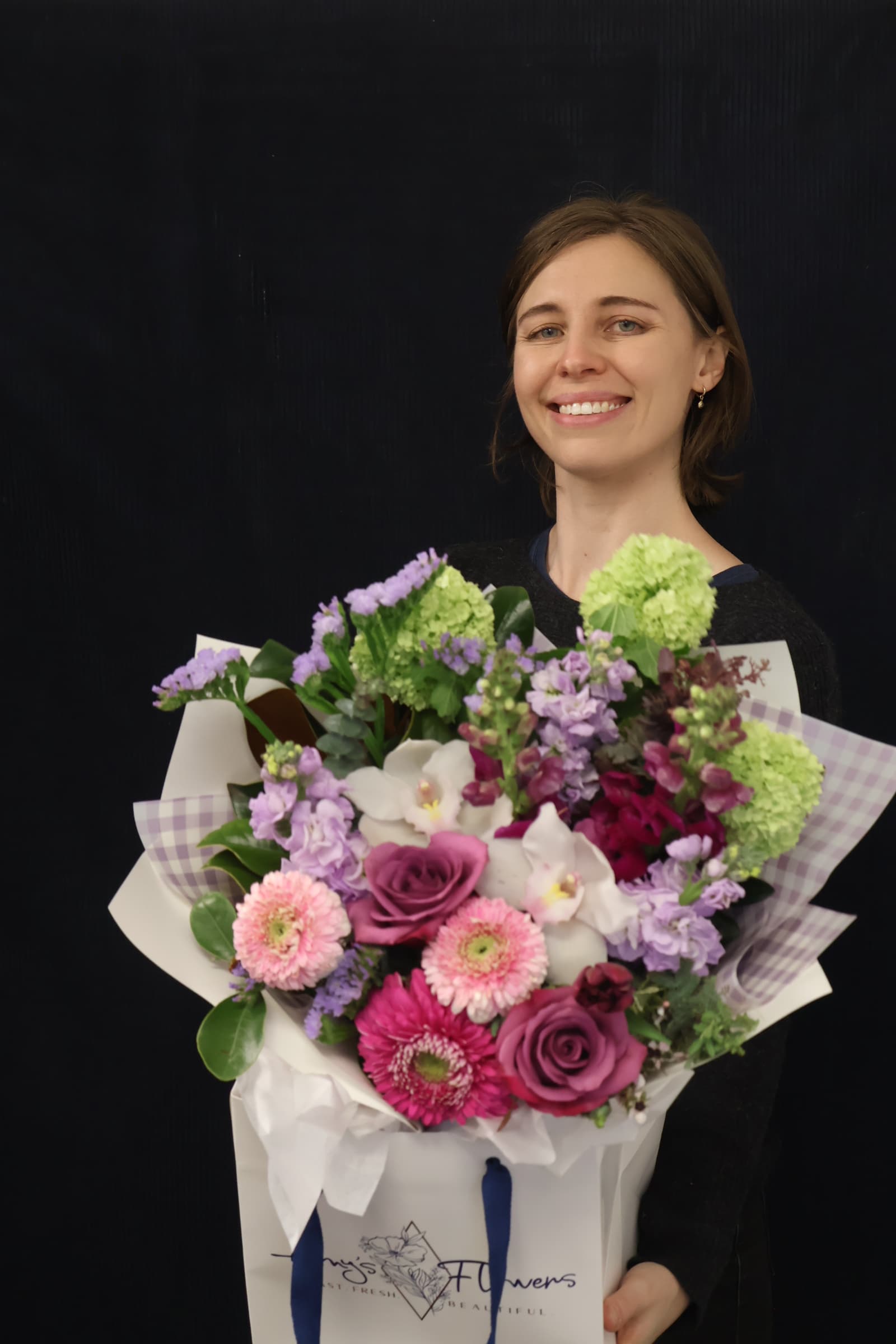 Real Bouquet | I Lilac You order made by Amy's Flowers