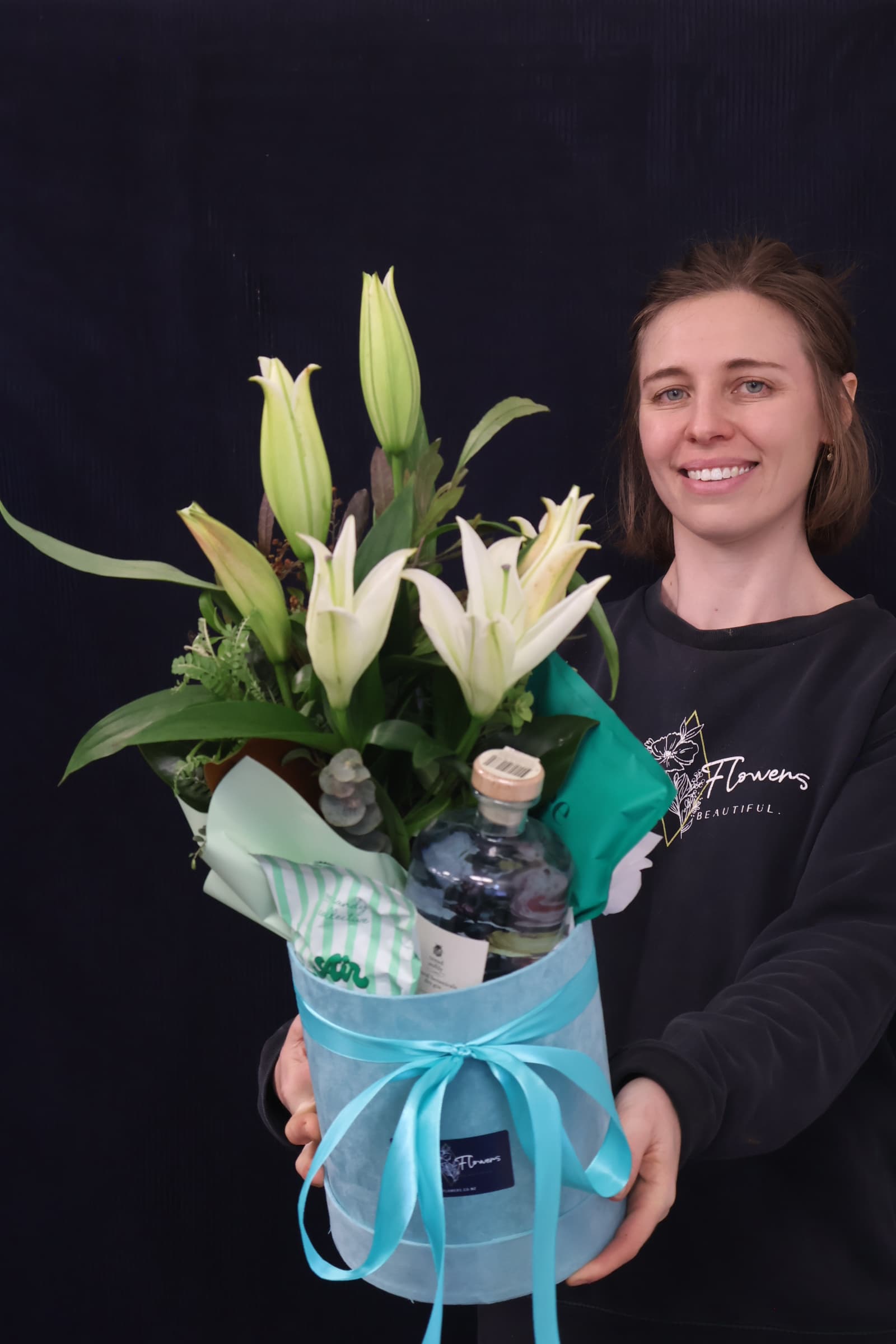 Real Gift Hamper | You're Gin-Credible order made by Amy's Flowers