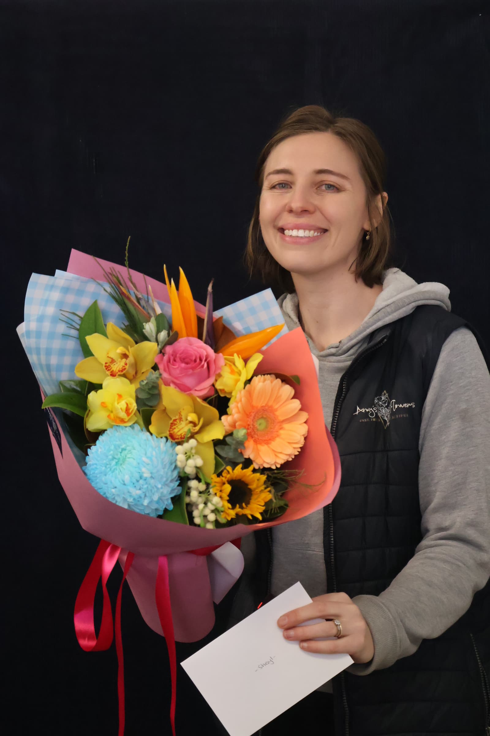 Real Bouquet | Happy Hour order made by Amy's Flowers