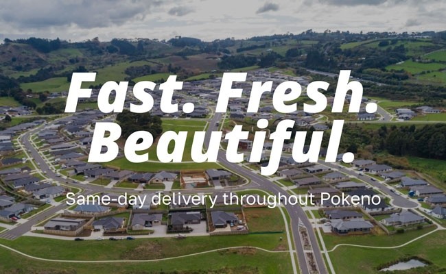 Fast. Fresh. Beautiful. Same-day flower delivery throughout Pokeno.