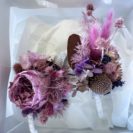 Wrist Corsage Preserved | Dusky Mauve