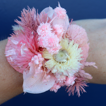 Wrist Corsage Preserved | Blush