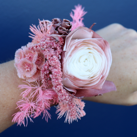 Wrist Corsage Preserved | Antique Rose