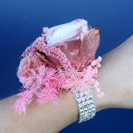 Wrist Corsage Preserved | Antique Rose