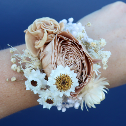 Wrist Corsage Preserved | Ivory Nudes