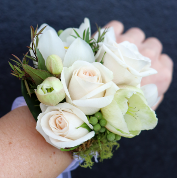 Wrist Corsages + Flower Crowns