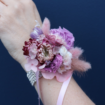 Wrist Corsage Preserved | Mauve