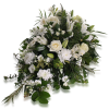 Casket Spray | White and Green 