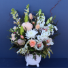 Arrangement | White and Peach