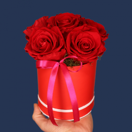 Preserved Hat Box | Roses 