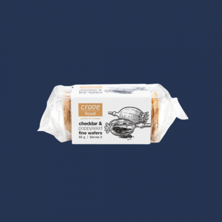 Cheddar & Poppyseed Fine Wafers