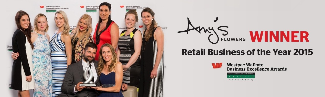 Amy’s Flowers named Retail Business of the Year 2015